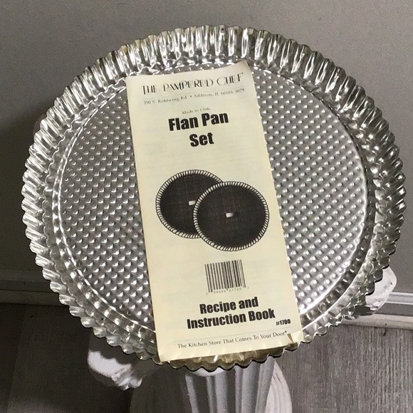 The Pampered Chef Flan Pan Set - Picture 1 of 3